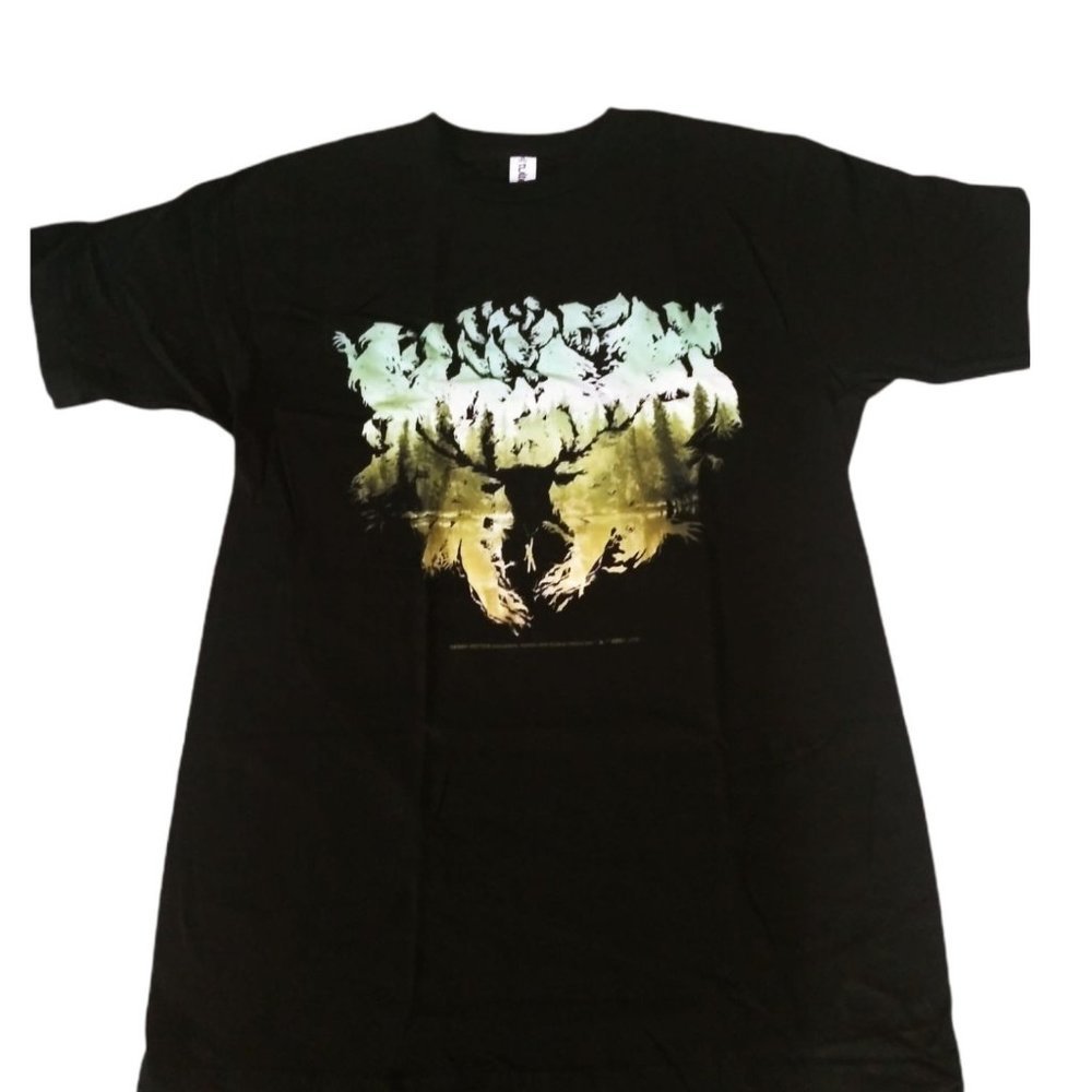 MEN'S‎ Black Graphic T-Shirt